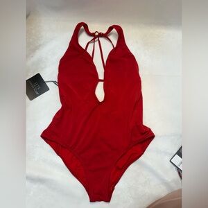 JETS by Jessika Allen Red Swimsuit